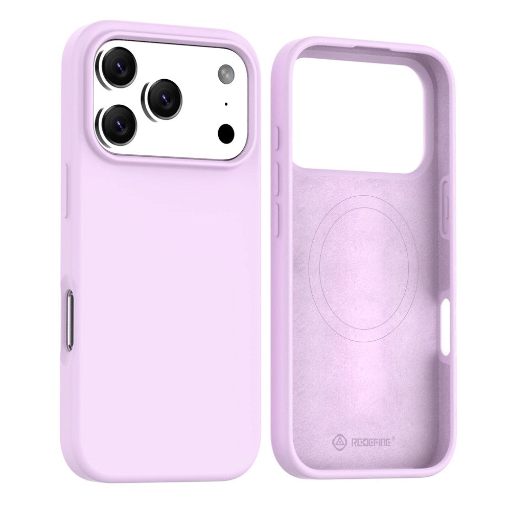 Liquid Silicone Case Cover with Magnetic Ring – For iPhone 17 Pro