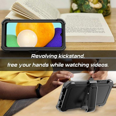 Shockproof Robot Armor Hard Plastic Case with Belt Clip for Samsung Galaxy S25 Edge