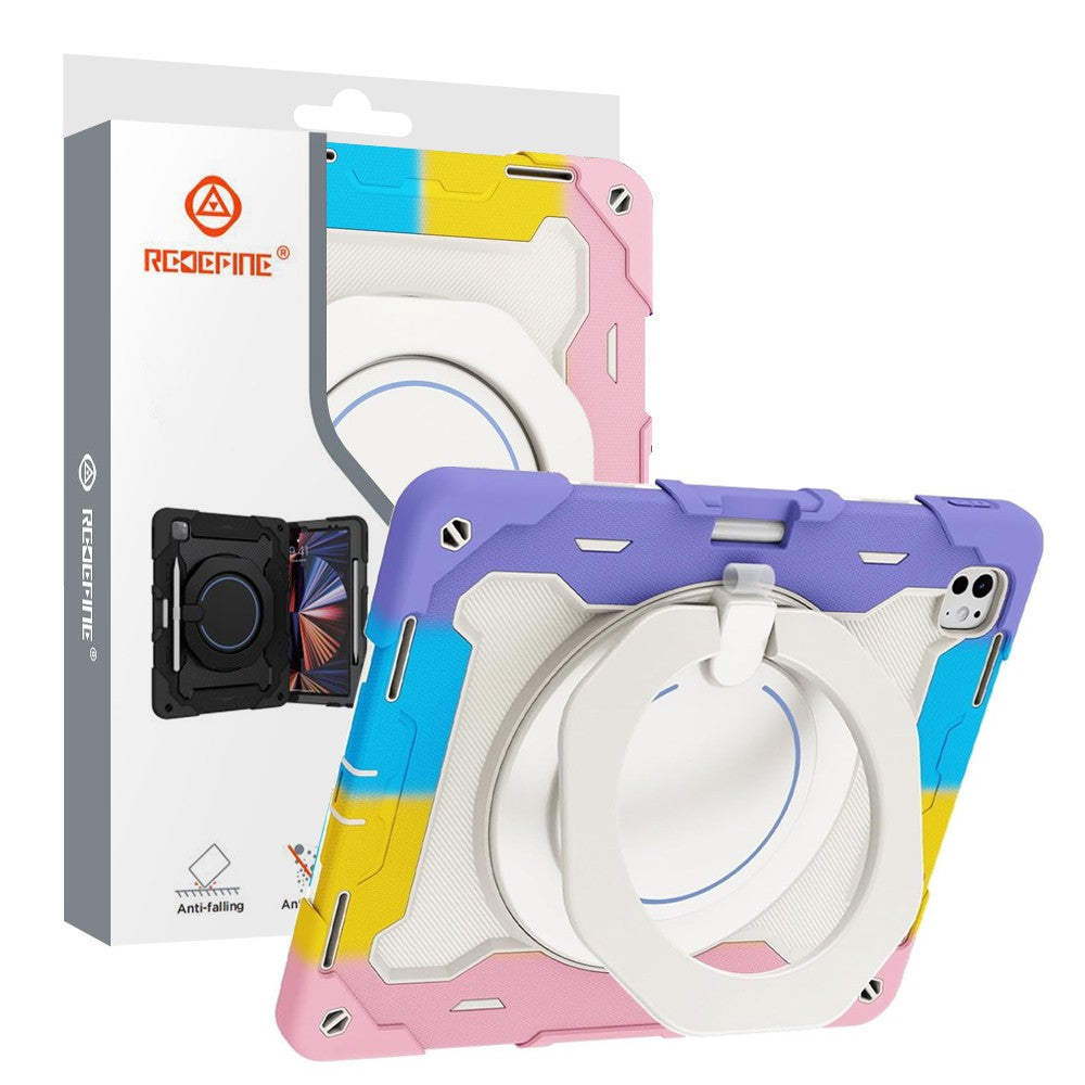 Armor Shockproof Handle Ring Rotation Case Cover for iPad Pro 13″ (2024)