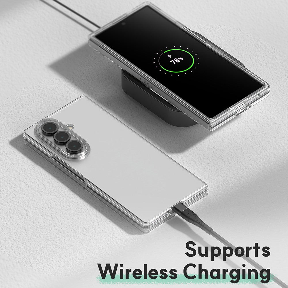 Mercury Clear Hard Case for Samsung Galaxy Z Fold7 – Crystal Transparent Slim Protective Cover