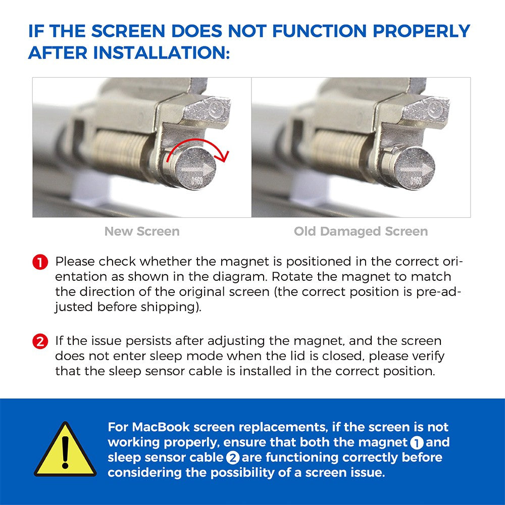 MacBook Air 15.3" LCD Screen Replacement Assembly – A3114 (2024) / A2941 (2023) – Premium Quality