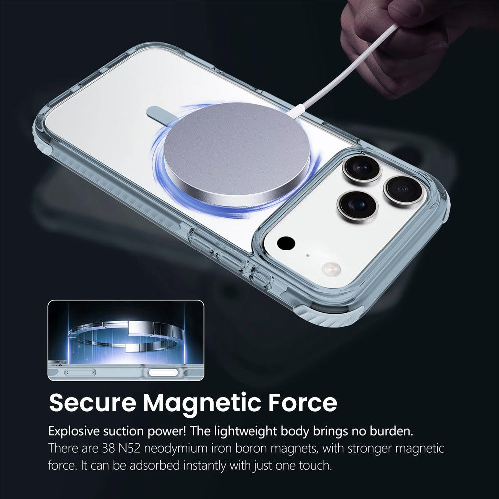 Echo Wave Ultimate Impact Protection Transparent Case for iPhone 17 Pro