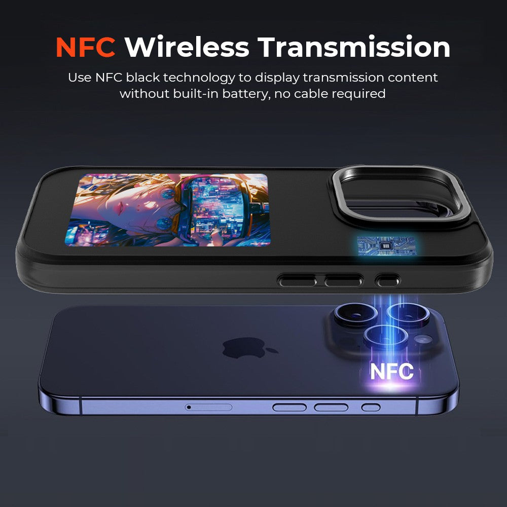 E-Ink Display Customizable Image Magnetic Case for iPhone 16 Pro Max