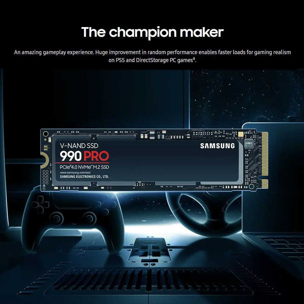 1TB 990 PRO PCIe 4.0 NVMe M.2 SSD (MZ-V9P1T0BW)