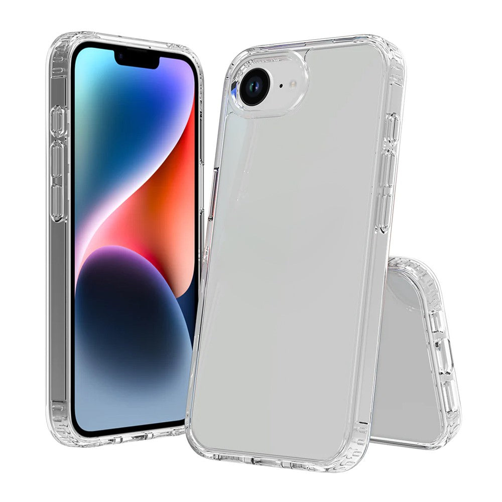 High Quality Acrylic + TPU Hybrid Transparent Case for iPhone 16e | Slim & Shockproof Protection