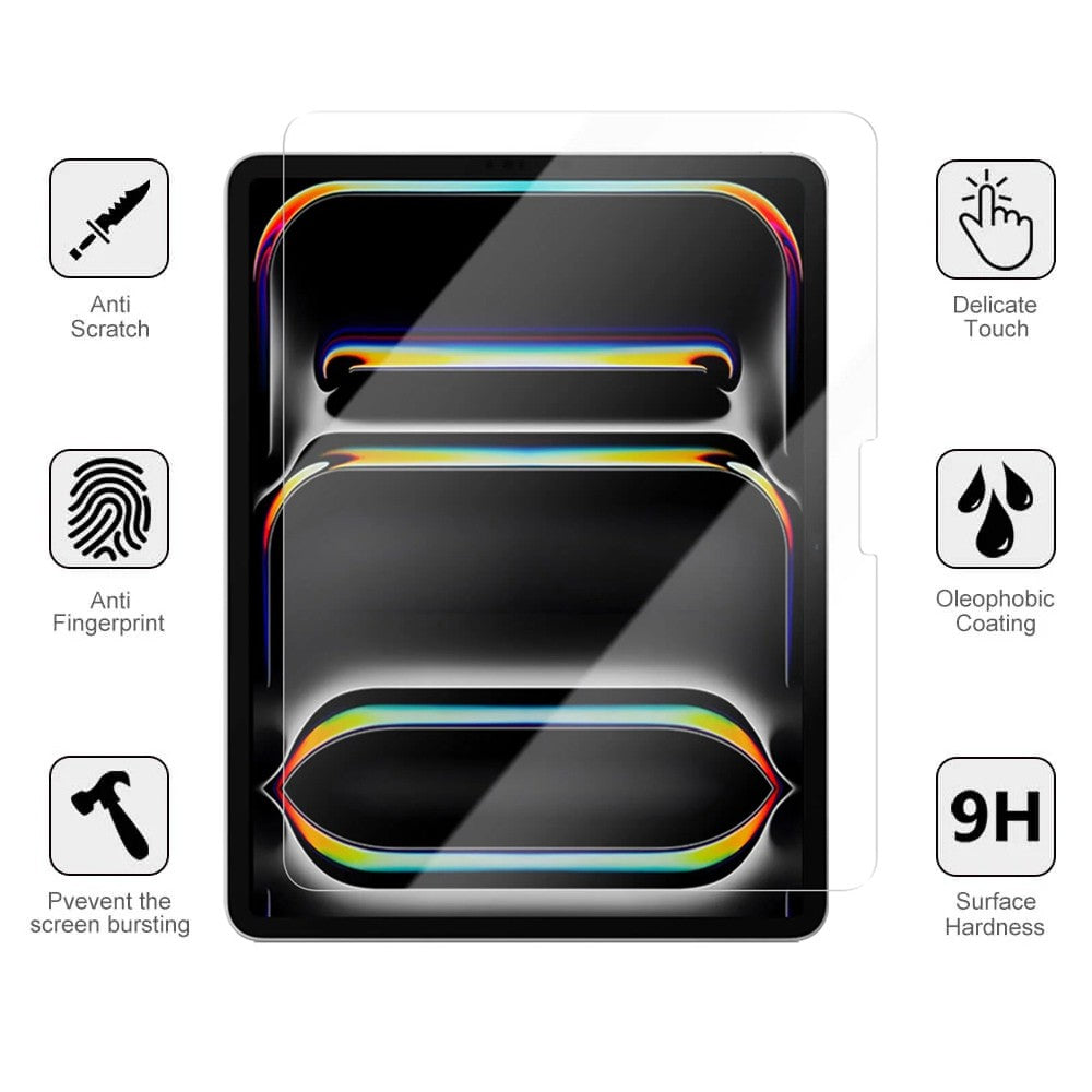 Tempered Glass Screen Protector For iPad Pro 13 (2024)
