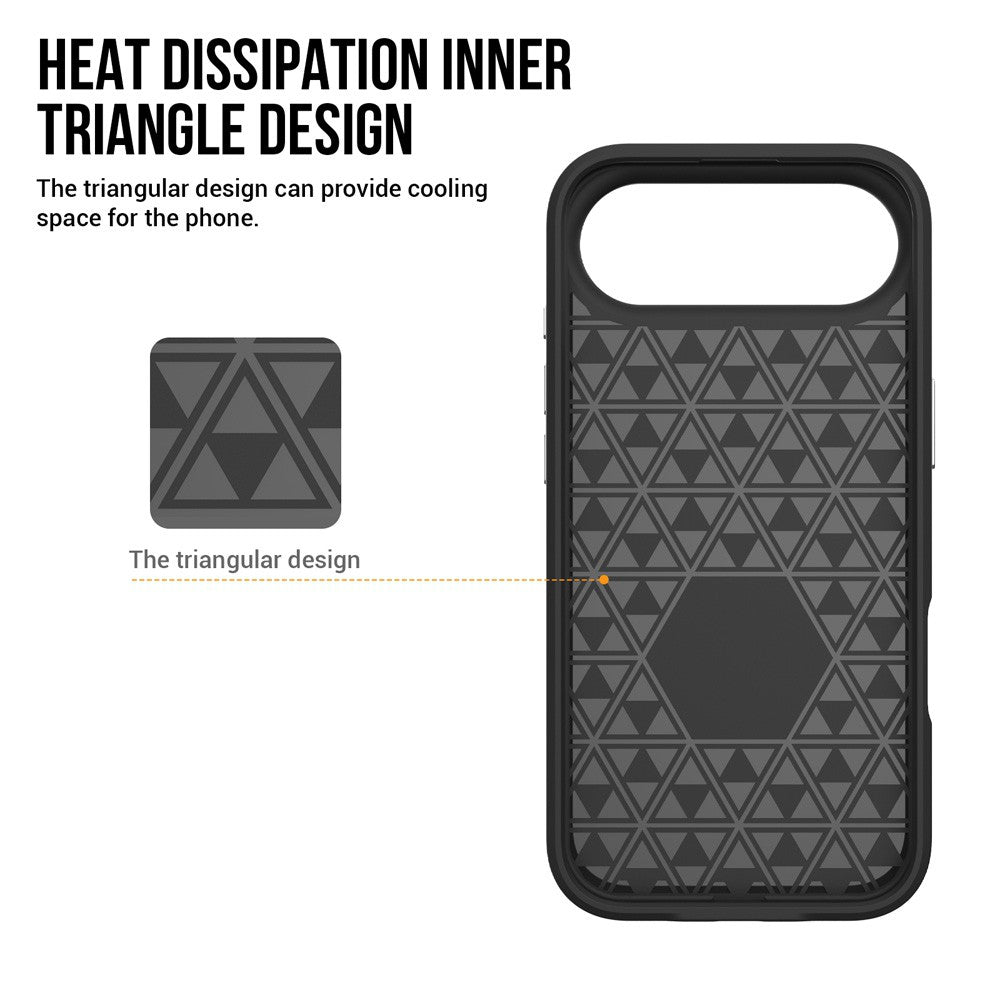 Rugged Shockproof Case Cover with Magnetic Ring – Heavy-Duty Protection & Kickstand for iPhone Air