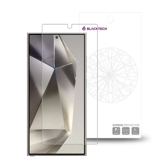 BLACKTECH Tempered Glass - Fingerprint Unlock Compatible for Galaxy S25 Ultra