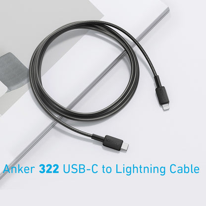 Anker 322 USB-C to Lightning Cable 1.8m / 6ft, Braided, MFi Certified