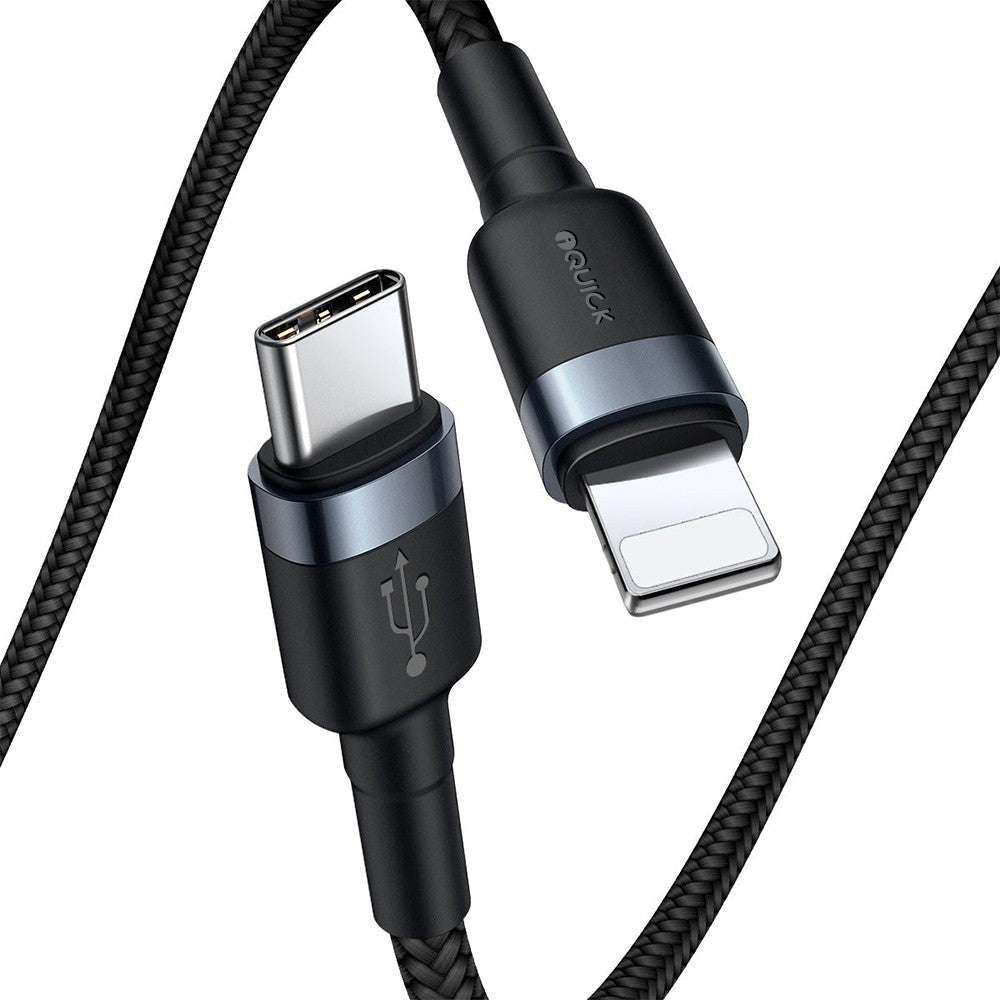 iQuick Braided USB-C to Lightning Cable | 1M Fast Charging