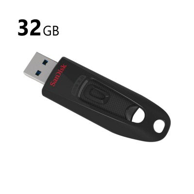 SanDisk Ultra USB 3.0 Flash Drive – 16GB / 32GB / 64GB / 128GB High-Speed USB Memory Stick