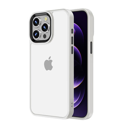 Metal Camera Lens Transparent Shockproof Case Cover – For iPhone 15