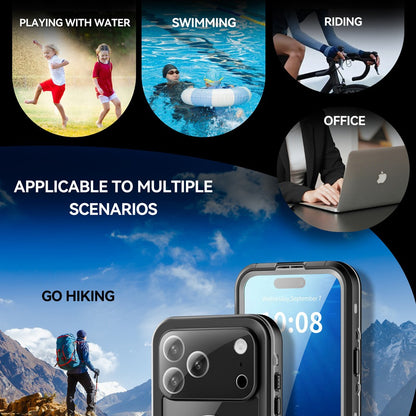 Dot+ IP68 Waterproof Case Cover with Magnetic Ring for iPhone 17 Pro Max