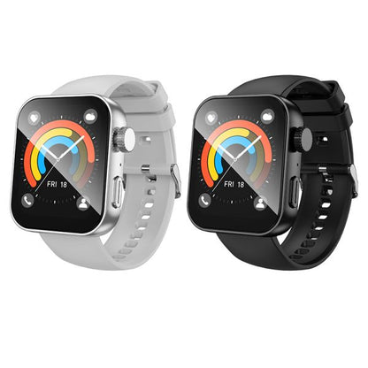 BOROFONE BD13 Smart Sports Watch – Call Version : Silver