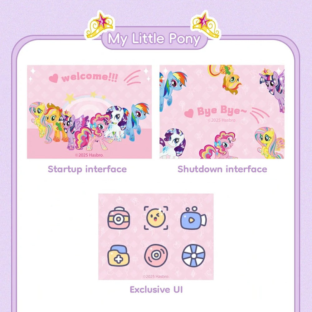 My Little Pony Rainbow Vibe Series – Kids Digital Camera with Games, Filters & Stickers | Children’s Shockproof HD Camera