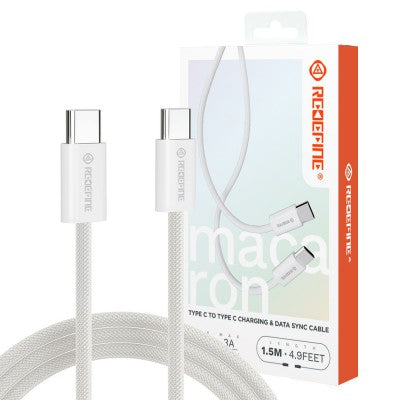 Type-C to Type-C Charging & Data Sync Cable – Fast Charge, USB-C PD, Compatible with iPhone 15 / 16 / 17 Series