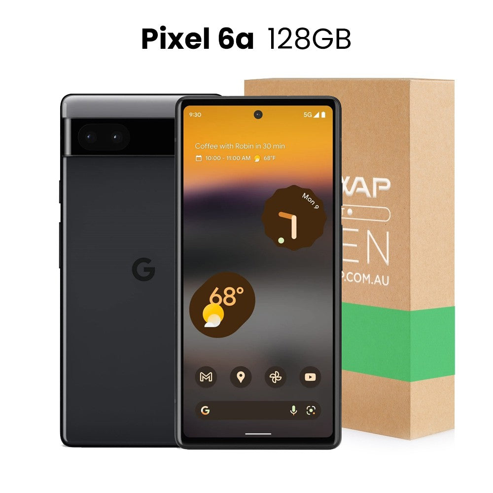 Google Pixel 6a 128GB - Grade B+ (Excellent) - Charcoal