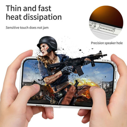 High Quality Acrylic + TPU Hybrid Transparent Case Cover for iPhone 15