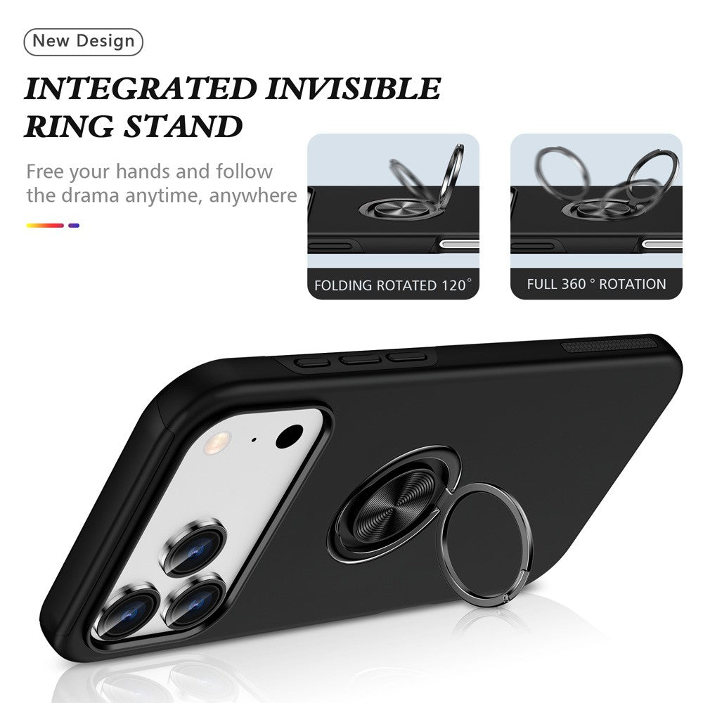 Magnetic Ring Holder Shockproof Case Cover for iPhone 17 Pro Max
