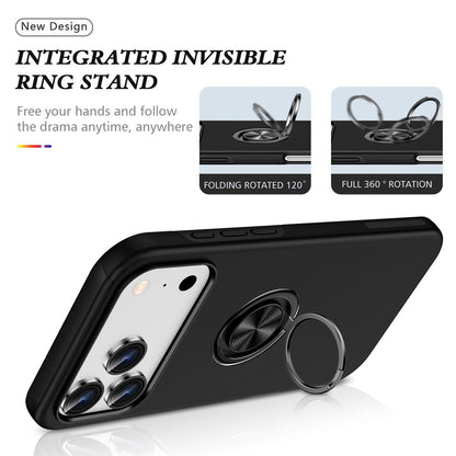 Magnetic Ring Holder Shockproof Case Cover for iPhone 17 Pro Max