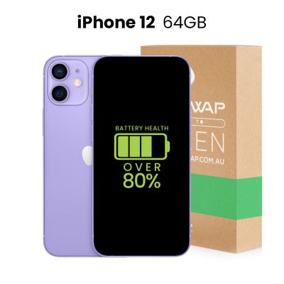 Apple iPhone 12 64GB - Refurbished (Grade A, As New)