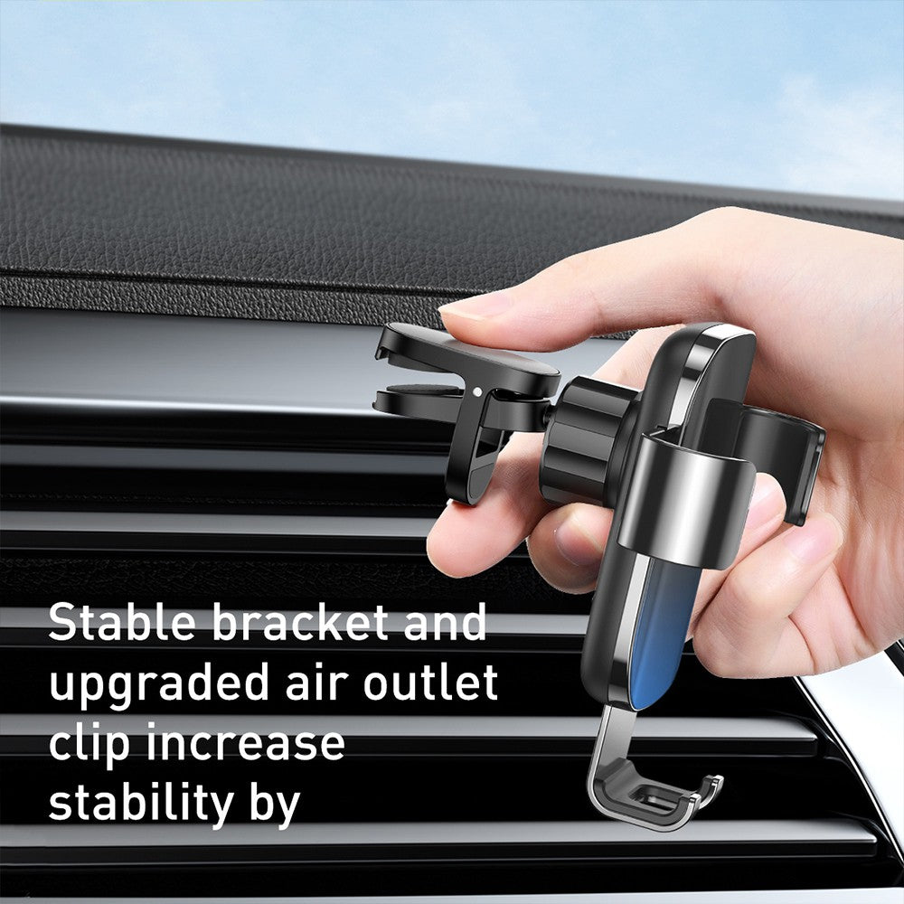 Glaze Gravity Car Mount Phone Holder – Air Vent Mount, One-Hand Operation