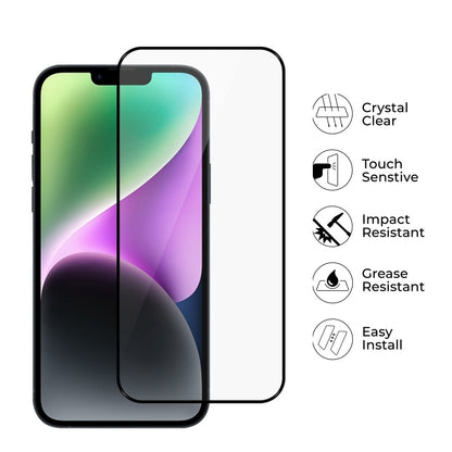 Full Coverage Tempered Glass Screen Protector for iPhone Air