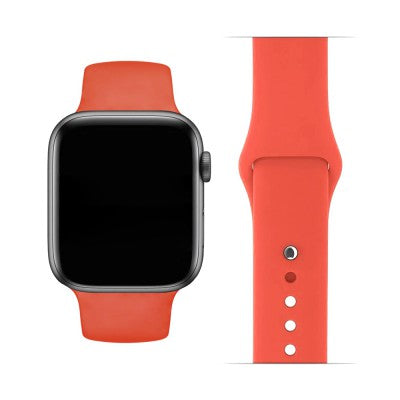 Silicone Sports Watch Band for Apple Watch 42mm / 44mm / 45mm / 49mm – Soft Sport Replacement Strap