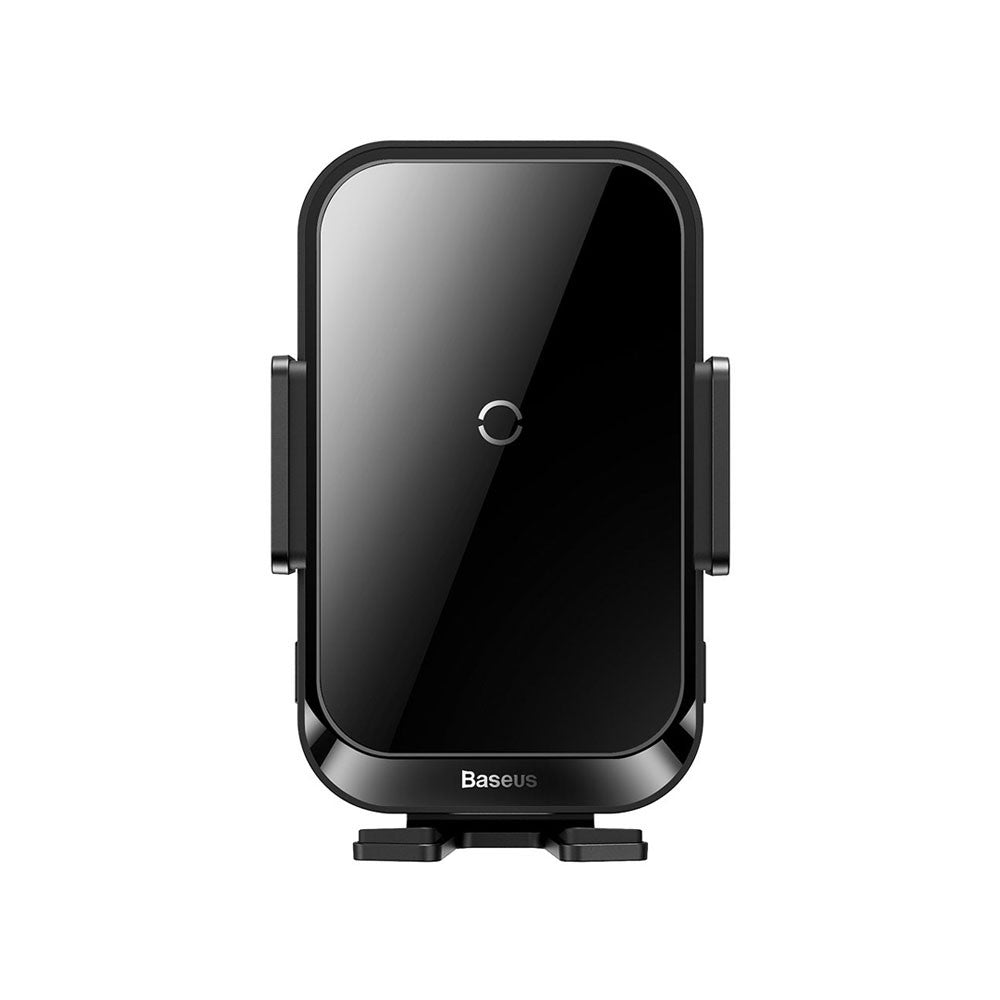 Baseus Halo Car Phone Holder with 15W Induction Wireless Charger – Air Vent Mount, Auto Alignment (SUDD000001, Black)
