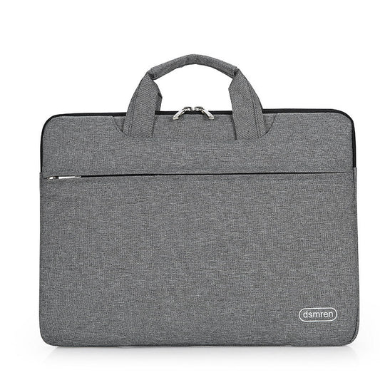 Universal Zip Sleeve with Handle – Fits 13.3″ & 14.1–15.4″ Laptops/Tablets | Shock-Resistant Carry Case – Grey