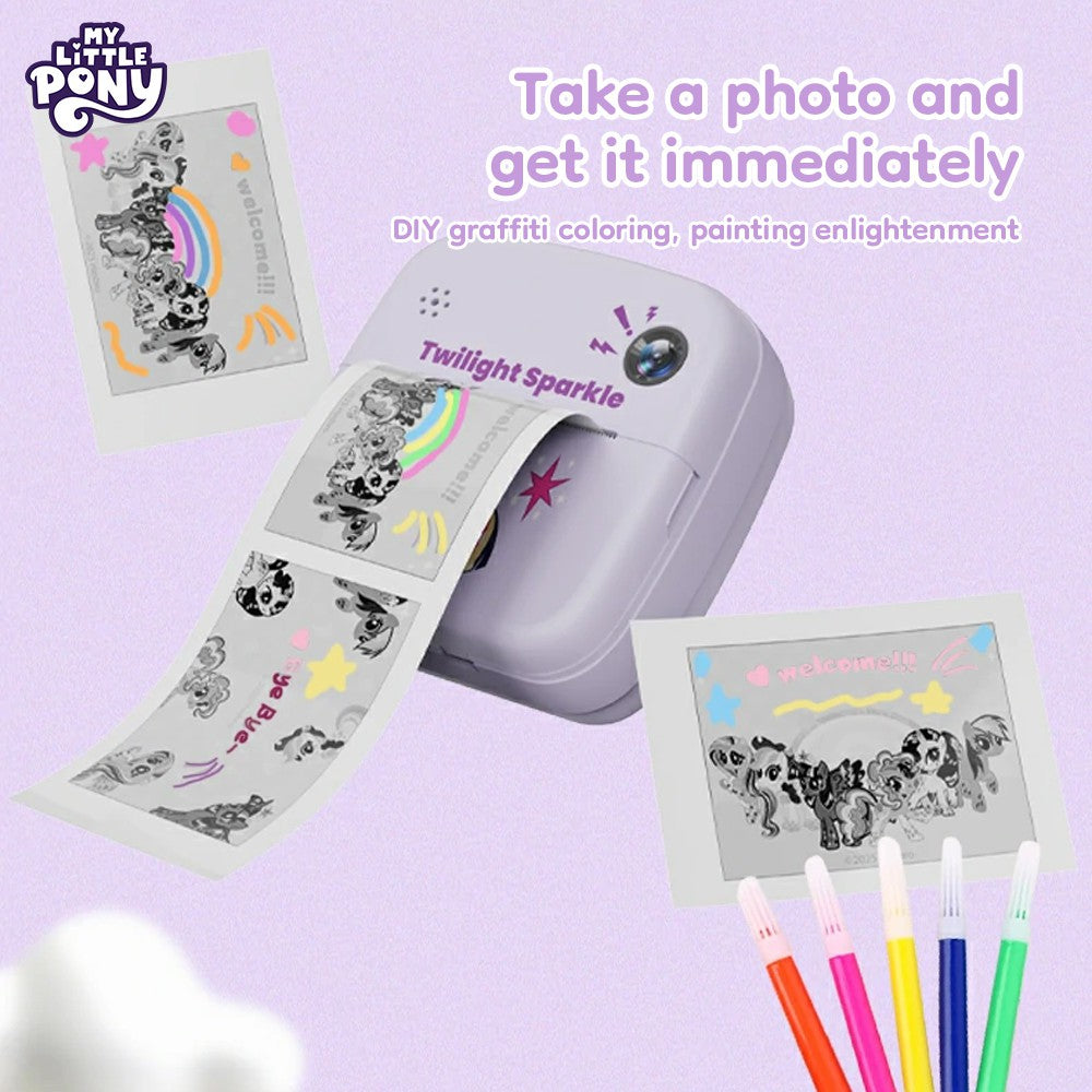 My Little Pony Rainbow Vibe Series – Kids Digital Camera with Games, Filters & Stickers | Children’s Shockproof HD Camera