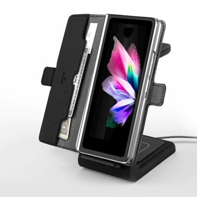 Premium Wallet Case Black for Samsung Galaxy Z Fold6