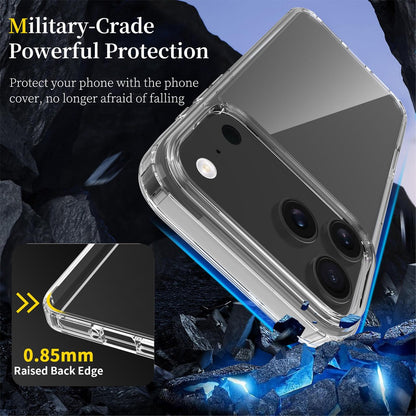 High Quality Acrylic TPU Hybrid Transparent Case for iPhone 17 Pro