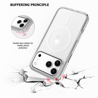 Ultimake Shockproof Transparent Magsafe Case for iPhone 17 Pro
