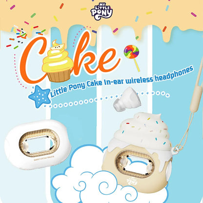 Cream Cake In-Ear Bluetooth Headphones MLP-T05 – Wireless Comfort & HD Sound