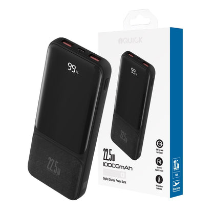 POWER SQUARE 0 – 10000mAh 22.5W Digital Display Power Bank