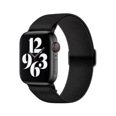 Stretchy Nylon Watch Band for Apple Watch 38mm / 40mm / 41mm – Elastic Loop Replacement Strap