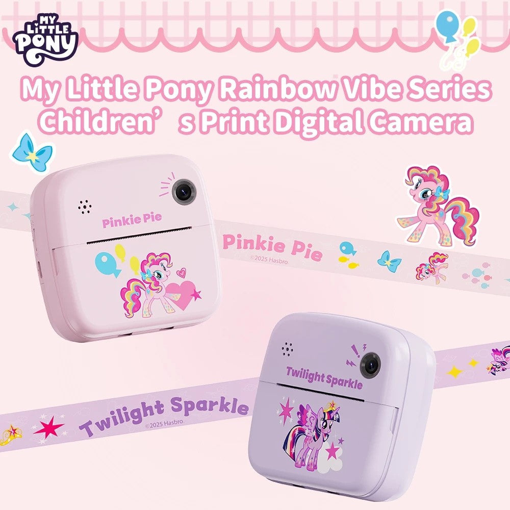 My Little Pony Rainbow Vibe Series – Kids Digital Camera with Games, Filters & Stickers | Children’s Shockproof HD Camera