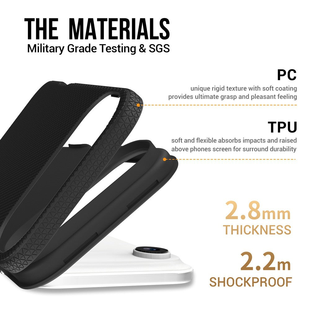Rugged Shockproof Case Cover with Magnetic Ring – Heavy-Duty Protection & Kickstand for iPhone Air