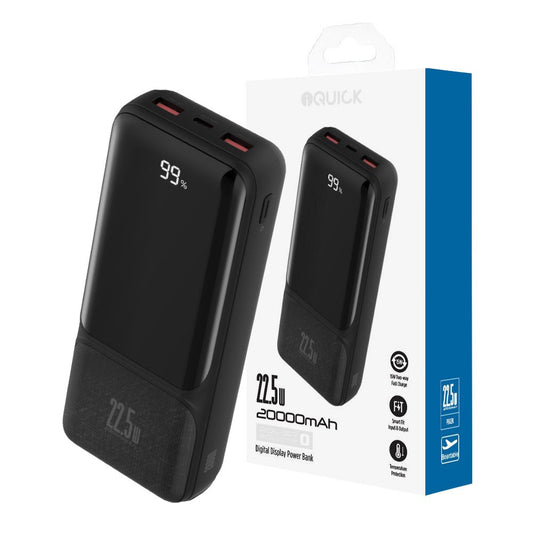 POWER SQUARE 0 Digital Display Power Bank 20000mAh 22.5W