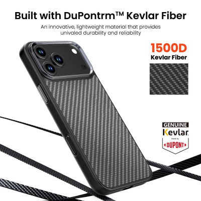 Armor Xtreme Soft TPU + 1500D Kevlar Case with MagSafe for iPhone 17 Pro Max – Shockproof Magnetic Protective Cover