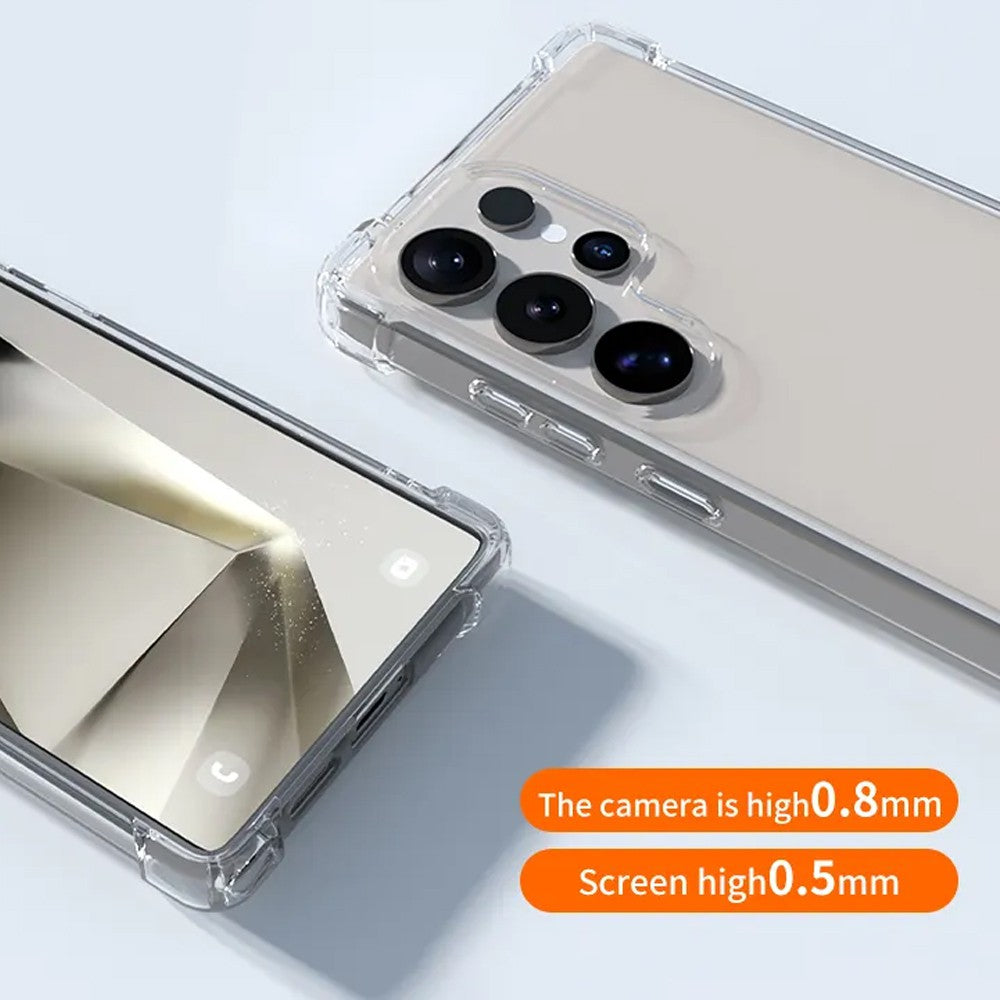 Hybrid Transparent Case for Samsung Galaxy S25 Ultra