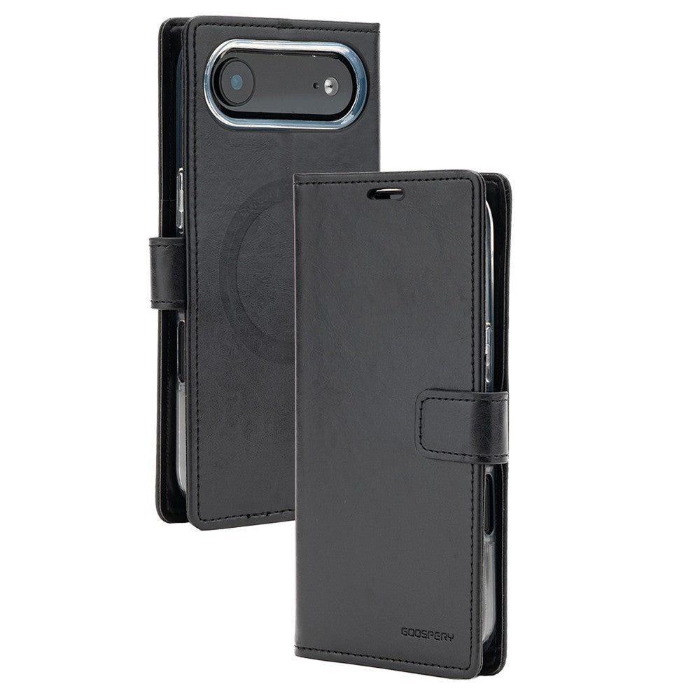 Blue Moon Diary Case with Magnetic Ring – Premium Wallet Style Cover for iPhone Air