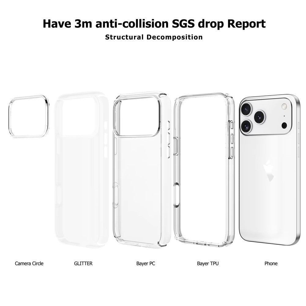 Ultimake Shockproof Case Cover for iPhone 17 Pro Max