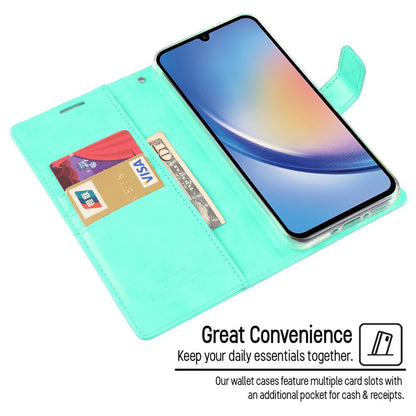 Blue Moon Diary Cover Case for Samsung Galaxy A35 5G
