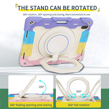 Armor Shockproof Handle Ring Rotation Case Cover for iPad Pro 13″ (2024)