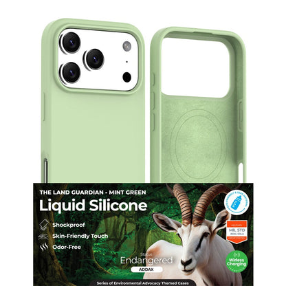 Liquid Silicone Case Cover with Magnetic Ring – For iPhone 17 Pro Max