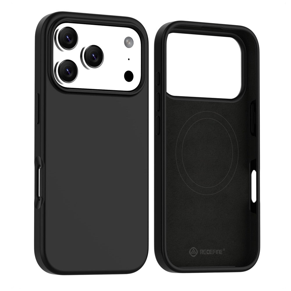 Liquid Silicone Case Cover with Magnetic Ring – For iPhone 17 Pro Max