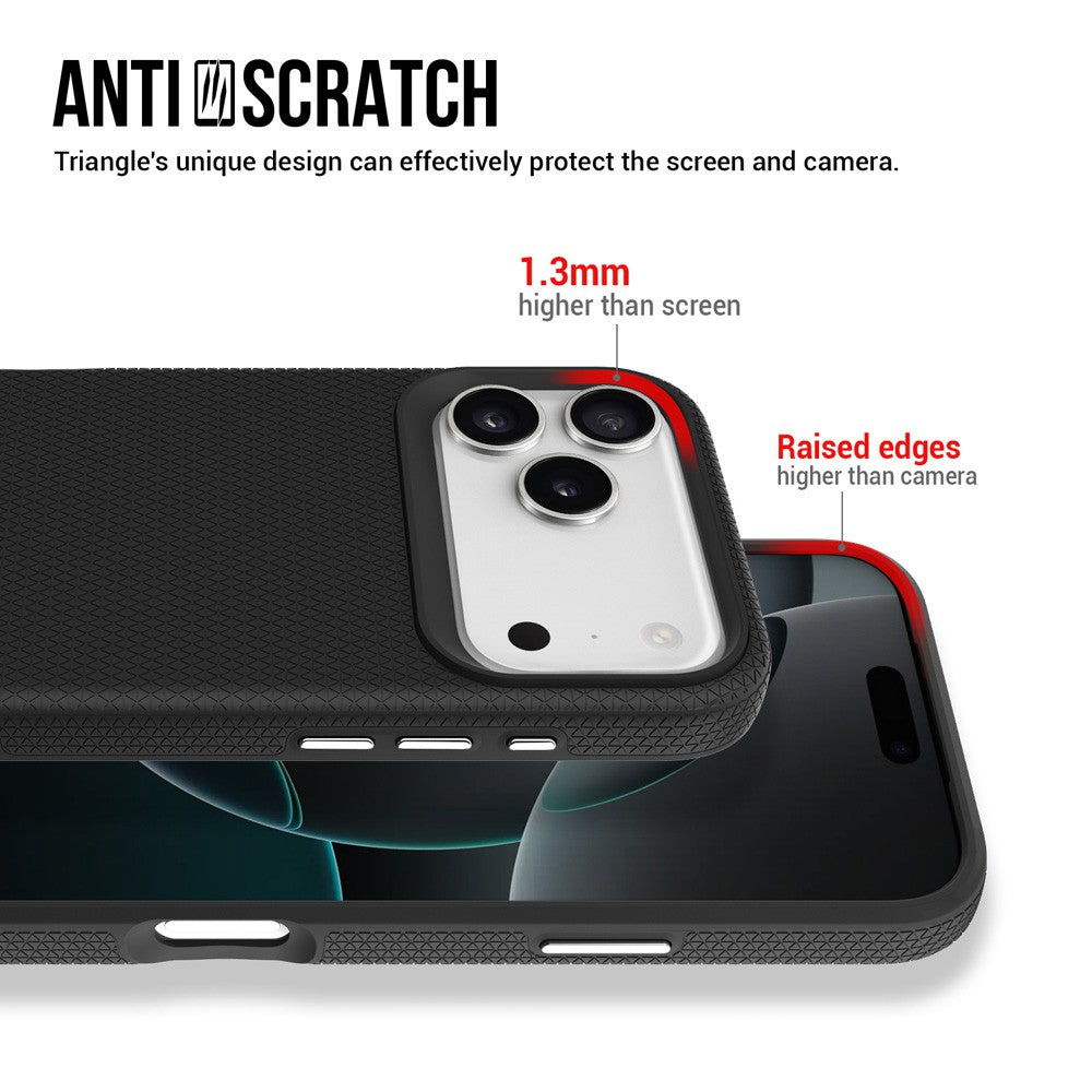 Rugged Shockproof Case Cover with Magnetic Ring for iPhone 17 Pro Max