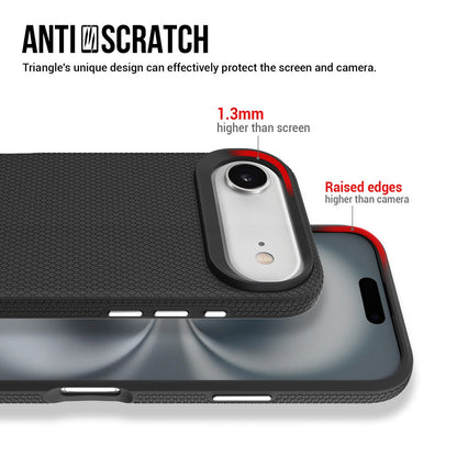 Rugged Shockproof Case Cover with Magnetic Ring – Heavy-Duty Protection & Kickstand for iPhone Air